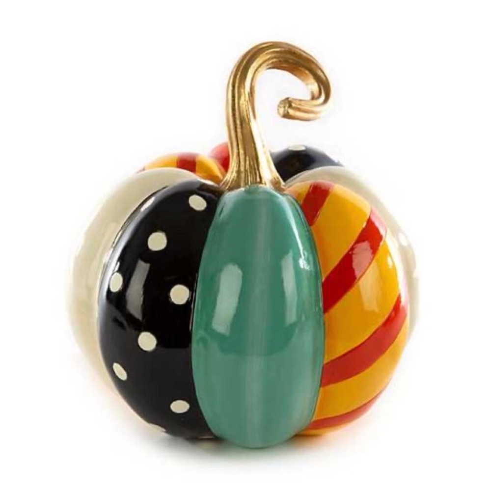 MacKenzie-Childs | Decorative Patchwork Pumpkin